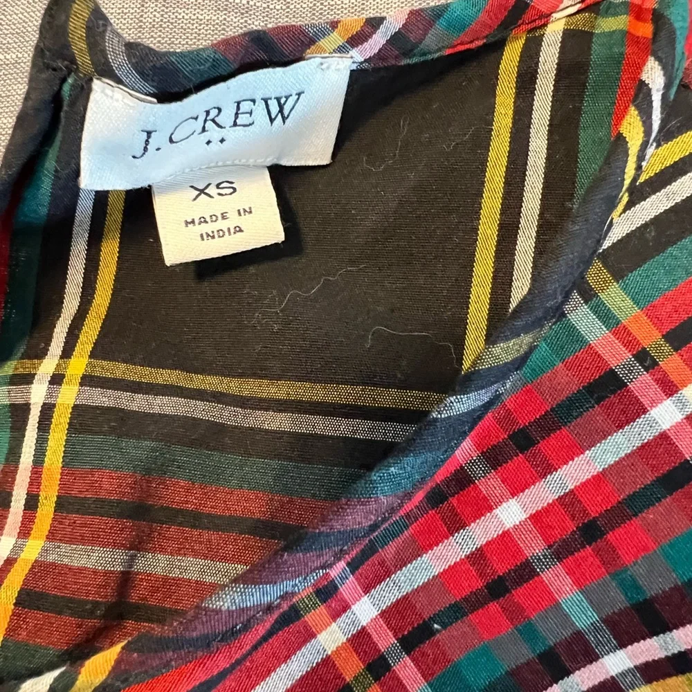 J. Crew Multicolor Tartan Plaid Shirt - Picture 2 of 2